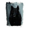 Wolf painting