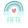 Fiete Name Rainbow Baby