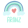 Franz Name Rainbow Baby