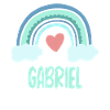 Gabriel Nom Rainbow Baby