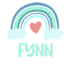 Fynn Name Rainbow Baby