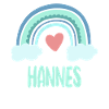 Hannes Name Rainbow Baby