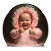 Baby thumbs up