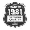 MADE IN 1981