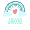 Jakob Nom Rainbow Baby
