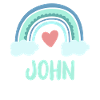 John Nom Rainbow Baby
