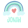 Jonah Name Rainbow Baby