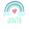 Jonte Name Rainbow Baby
