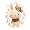 Lapin de Pâques mignon