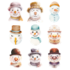Snowman Faces