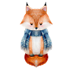 Aquarelle Renard