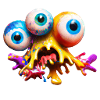 Cute alien monster