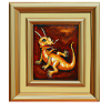 Ölgemälde eines Drachen