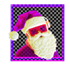 Santa Claus synthwave
