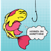 Pop Art Vis Gekroken Humor