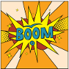 Boom Comic Explosion Style