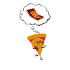 Cute pizza