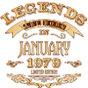 Legends are born in January 1979