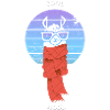 Alpaca with scarf