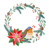 Weihnachtskranz personalisierbar mit deinem Text