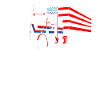 Camionneur Drapeau américain