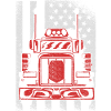 Truck Driver U.S. Flag