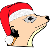Suricate père noel