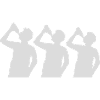 Silhouette 3 Friends Bière