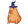 Caboobara Capybara Halloween