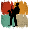 Retro saxophone