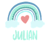 Julian Name Rainbow Baby