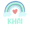 Khai Name Rainbow Baby