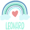 Leonard nomme Rainbow Baby
