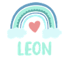 Leon Nom Rainbow Baby