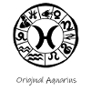 Zodiac sign Aquarius 001 black
