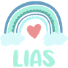 Lias Name Rainbow Baby