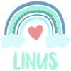 Nom Linus Rainbow Baby