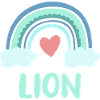 Lion Name Rainbow Baby