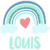 Louis Nom Rainbow Baby