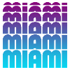Miami Gradient Grid