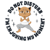 Yoga Anime-Manga Cat Meditation-Mindfulness