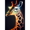 Exotic giraffe