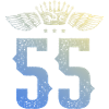 55 Number crown