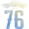 76 Number crown