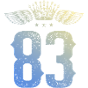 83 Number crown