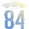 84 Number crown