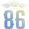 86 Zahl Krone
