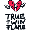 half hearts True Twin Flame