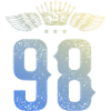 98 Number crown