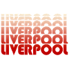 Liverpool Gradient Lettering Vertical